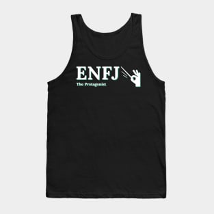 ENFJ The Protagonist MBTI types 7D Myers Briggs personality gift with icon Tank Top